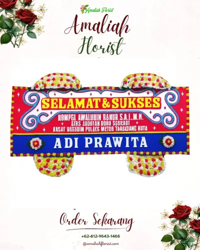 Karangan Bunga Ucapan Selamat sukamarga